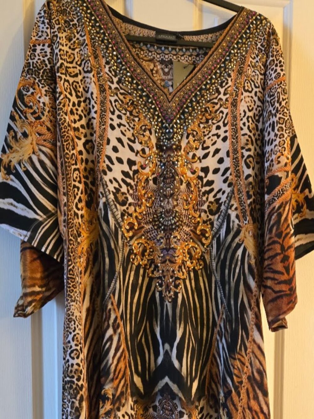 Sakkas Maxi Caftan Dress- L/XL
